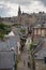 Dinan, Brittany May 7th 2013 : View looking uphill from the old w