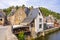 Dinan Port on the Rance River in French Brittany