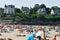 Dinard; France - july 23 2019 : beach