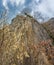 Dinas Rock,popular climbing and tourist attraction,Neath Valley near village of Pontneddfechan, Wales,UK