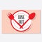 Dine out restaurant logo