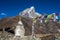 Dingboche stupa in Nepal