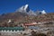 Dingboche village on the way to Everest base camp, Nepal