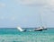 A dinghy capsizing during an annual race in the caribbean