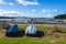 Dinghy at Little Shoal Bay Reserve Beach Auckland New Zealand