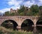 Dinham bridge and castle, Ludlow, England.