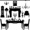 Dining Area Traditional Old Antique Furniture Inte