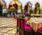 Dining room in an ancient Moroccan Palace in Rabat