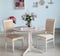 Dining room interior with flowers decorative plates