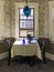 Dining Room with Pantone Aqua and Cobalt Blue Details