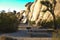 Dining table in the nature of Joshua Tree Natonal Park