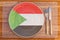 Dinner plate for Sudan