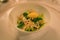 Dinner star cuisine - parsley, yuzu and cordifole