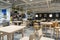 Dinning area and furniture of the Ikea Store