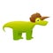 Dino monster icon, cartoon style