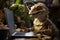 Dino - Power Laptops: Uncover prehistoric laptops powered by dinosaurs running primitive apps prehistoric stone age technology