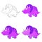 Dino set icon 4