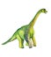 Dinosaur brachiosaurus cute watercolor
