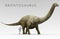 Dinosaur Brontosaurus And Human Size Comparison