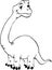 Dinosaur Cartoon Vector Illustration