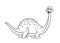 Dinosaur diplodocus coloring pages