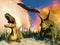 Dinosaur doomsday 3d rendering