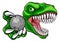 Dinosaur Golf Player Animal Sports Mascot