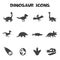 Dinosaur icons