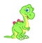 Dinosaur little baby cartoon illustration