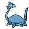 Dinosaur plesiosaur cartoon