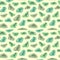 Dinosaur retro pattern