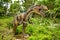 Dinosaur sculpture