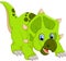 Dinosaur Triceratops cartoon