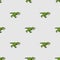 Dinosaur tyrannosaurus rex pixel art pattern seamless. Pixelated T-rex is predator lizard background. 8 bit Prehistoric dino