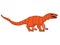 Dinosaur. Vector background images. Illustrations for children.