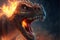 Dinosaurs t rex on fire, animals, reptiles & amphibians