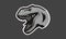 Dinosaurus t-rex head logo esport mascot