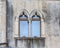 Diocletian Palace, ancient palace built for the Roman emperor Diocletian, decorative window, Split, Croatia