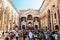 Diocletian`s Palace ruins with tourist people in Split, Croatia