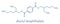 Dioctyl terephthalate DOTP, DEHT plasticizer molecule. Phthalate alternative, used in PVC plastics. Skeletal formula.