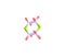 Dioxane molecule isolated on white