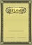 Diploma gold Frame ornament