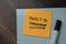 Direct To Consumer - DTC text on sticky notes isolated on office desk