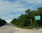 Direction arrow to Hermitage in Moss Town, Exuma cays