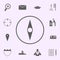 direction of poles icon. signs of pins icons universal set for web and mobile
