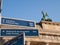 Direction Sign by Brandenburg Gate