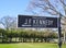 Direction sign J F Kennedy Gravesite - WASHINGTON, DISTRICT OF COLUMBIA - APRIL 8, 2017
