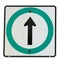 Directional arrow on sign