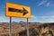 Directional Road Sign in Southern Arizona, USA