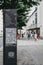 Directions and map board on Cheapside, City of London, UK.